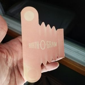 1947 BIRTH Card BIRTH-O-GRAM Telescoping Camera Madison Wisconsin VTG Tub15